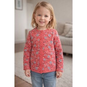 2/30 Sergent Major Floral Print Quilted Jacket